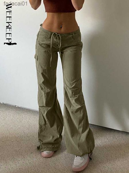 weekeep green wide leg pants low rise loose solid cargo pants women casual vintage sweatpants y2k grunge streetwear capris lady l230621, Black;white
weekeep green wide leg pants low rise loose solid cargo pants women casual vintage sweatpants y2k grunge streetwear capris lady l230621, Black;white