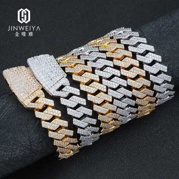 luxury men chain vvs diamond white gold silver iced out 14mm prong cuban link chain necklace for men
luxury men chain vvs diamond white gold silver iced out 14mm prong cuban link chain necklace for men
