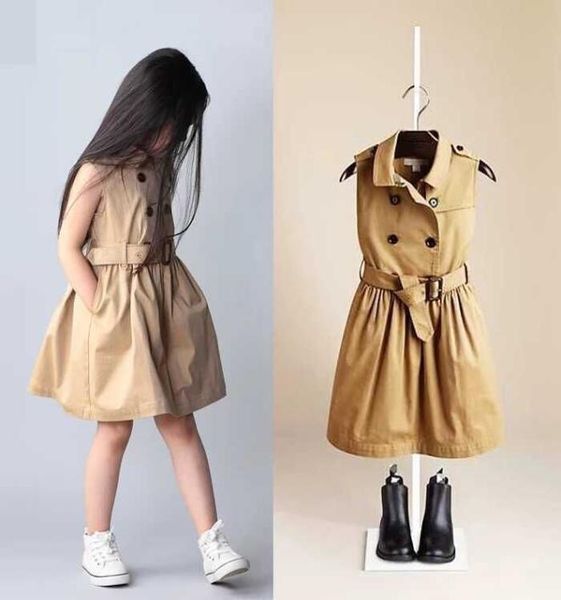 new spring summer girls dress doublebreasted sleeveless vest dress europe fashion kids children princess pleated dresses with bel4516500, Red;yellow
new spring summer girls dress doublebreasted sleeveless vest dress europe fashion kids children princess pleated dresses with bel4516500, Red;yellow