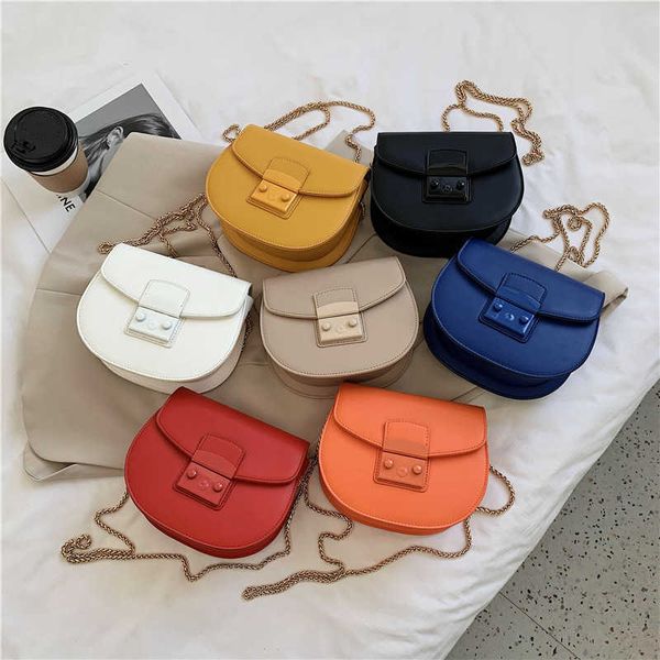 mini bags autumn fashion versatile one shoulder crossbody bag mini saddle bag women's bag