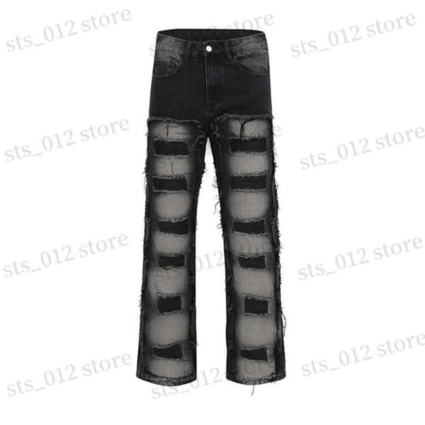 men's jeans y2k men's jeans streetwear urban hole frayed straight denim trousers loose harajuku hip hop casual oversize cargo pant, Blue
men's jeans y2k men's jeans streetwear urban hole frayed straight denim trousers loose harajuku hip hop casual oversize cargo pant, Blue