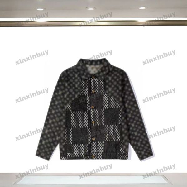 xinxinbuy men women designer jacket coats plaid destroyed jacquard letter embroidery washed denim casual pants black blue s-2xl, Black;brown
xinxinbuy men women designer jacket coats plaid destroyed jacquard letter embroidery washed denim casual pants black blue s-2xl, Black;brown
