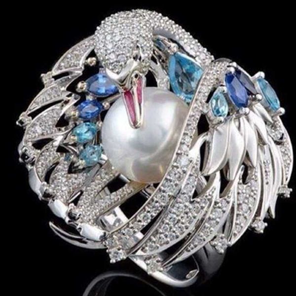 exquisite shiny luxury vintage white n pearl wedding ring engagement rings for women girl party female jewelry l230620, Silver
exquisite shiny luxury vintage white n pearl wedding ring engagement rings for women girl party female jewelry l230620, Silver