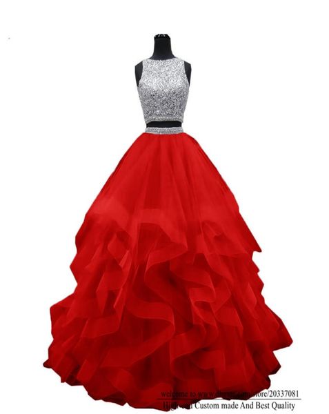quinceanera dresses 2021 two pieces backless crystal sequins party prom formal tulle beading ball gown vestidos de 15 anos q13046365, Blue;red
quinceanera dresses 2021 two pieces backless crystal sequins party prom formal tulle beading ball gown vestidos de 15 anos q13046365, Blue;red
