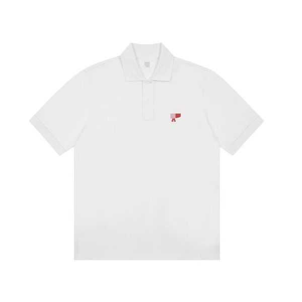 brand 2023 designer men's t-shirt love embroidered polo short sleeve solid color slim fit women's shirt s-xl bjt9, White;black 
brand 2023 designer men's t-shirt love embroidered polo short sleeve solid color slim fit women's shirt s-xl bjt9, White;black
