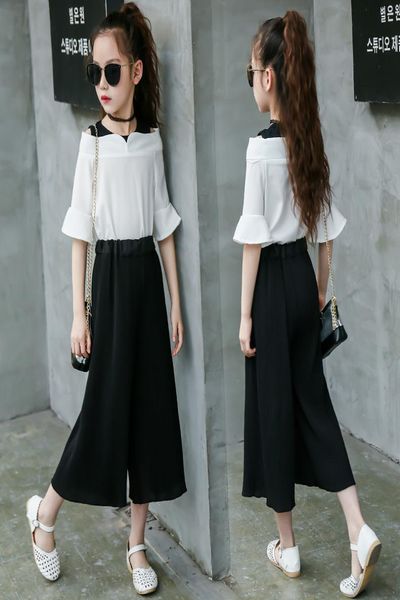 2021 spring summer kids girls clothing sets tshirt wide leg pants suits children girl clothes outfits 4 5 6 7 8 9 10 12 years j6511588, White
2021 spring summer kids girls clothing sets tshirt wide leg pants suits children girl clothes outfits 4 5 6 7 8 9 10 12 years j6511588, White