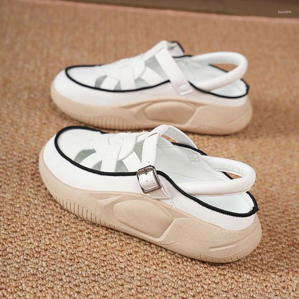 dress shoes 2023 summer round head hollow breathable and buckle back strap solid color women sandals thick sole women's, Black
dress shoes 2023 summer round head hollow breathable and buckle back strap solid color women sandals thick sole women's, Black