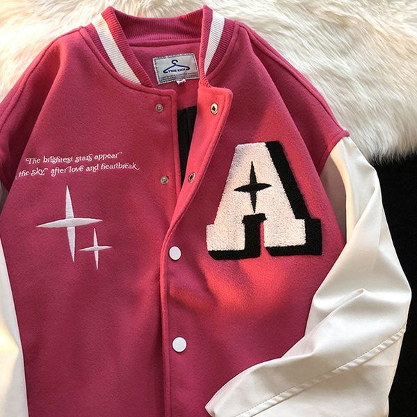 womens jackets autumn and winter american baseball uniform jacket y2k womens autumn and winter korean version loose allmatch jacket 230705, Black;brown
womens jackets autumn and winter american baseball uniform jacket y2k womens autumn and winter korean version loose allmatch jacket 230705, Black;brown