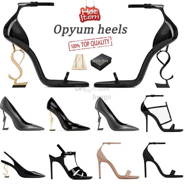luxury designer heel dress shoes high heels shoes woman patent leather pumps opyum sandals, Black
luxury designer heel dress shoes high heels shoes woman patent leather pumps opyum sandals, Black
