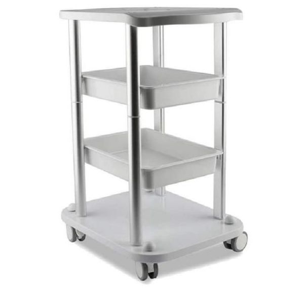facial trolley nail salon beauty salon cart 2 layers tray sliver colour al frame with white abs wheels elitzia ettro5s4567189
facial trolley nail salon beauty salon cart 2 layers tray sliver colour al frame with white abs wheels elitzia ettro5s4567189