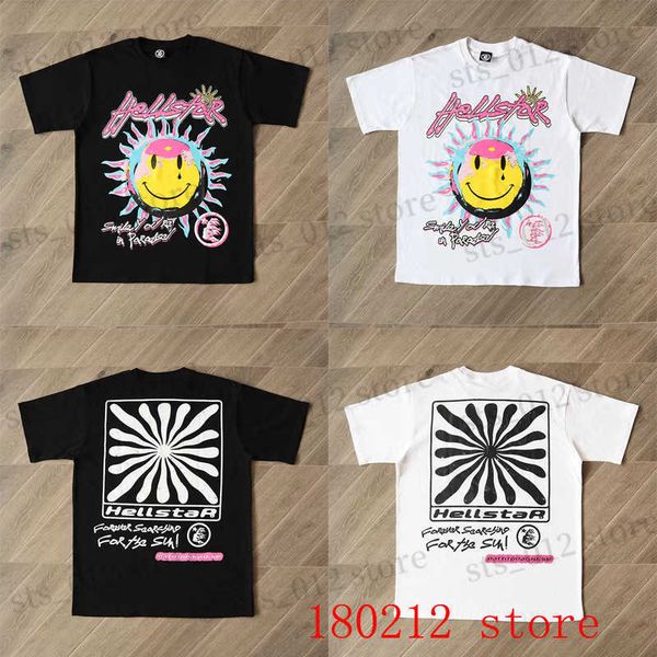men's t-shirts 2023 hellstar sun face print tee summer men women hip hop fashion short sleeve t shirt t230705, White;black
men's t-shirts 2023 hellstar sun face print tee summer men women hip hop fashion short sleeve t shirt t230705, White;black