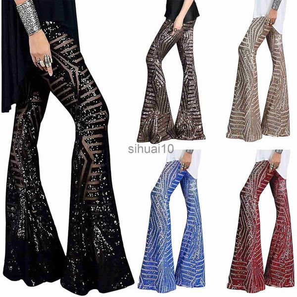 women's pants capris women loose wide-leg pants adults casual high-waisted sequin trousers black / apricot / brown / red blue j230705, Black;white
women's pants capris women loose wide-leg pants adults casual high-waisted sequin trousers black / apricot / brown / red blue j230705, Black;white