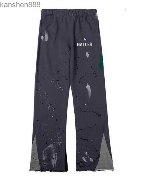 2023 men's pants men galleries sweatpants dept speckled letter print women's couple versatile straight trousers, Black
2023 men's pants men galleries sweatpants dept speckled letter print women's couple versatile straight trousers, Black