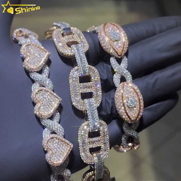 custom hip hop moissanite chain 925 sterling silver vvs diamond iced out moissanite cuban link bracelet
custom hip hop moissanite chain 925 sterling silver vvs diamond iced out moissanite cuban link bracelet