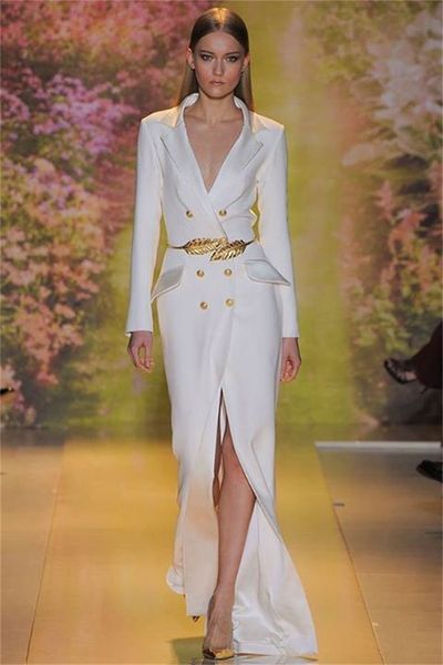 women's suits blazers catwalk women blazer long jacket cotton maxi prom dress with gold belt formal office lady coat outfit customize p, White;black
women's suits blazers catwalk women blazer long jacket cotton maxi prom dress with gold belt formal office lady coat outfit customize p, White;black