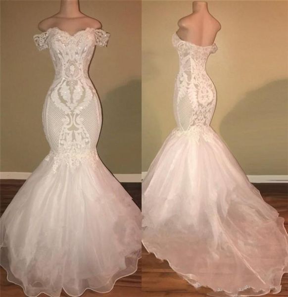 2020 new luxury south africa mermaid wedding dresses illusion lace appliques beaded cap sleeves sweep train plus size formal brida7282050, White
2020 new luxury south africa mermaid wedding dresses illusion lace appliques beaded cap sleeves sweep train plus size formal brida7282050, White