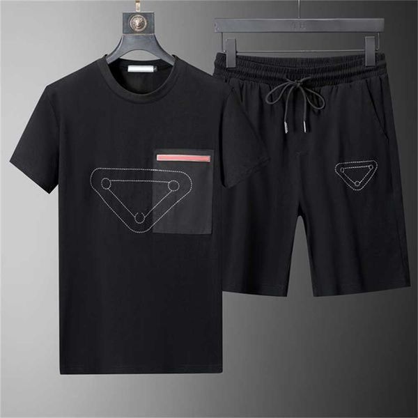 luxury men's tracksuits designer track suit t-shirt short two piece set fashionable embroidery metal triangle label soft clothing 1e2x, Gray
luxury men's tracksuits designer track suit t-shirt short two piece set fashionable embroidery metal triangle label soft clothing 1e2x, Gray