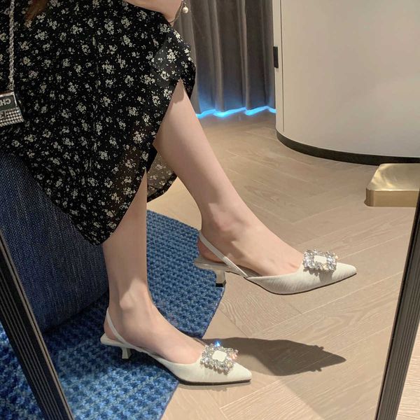sandals summer new water diamond square button pointed back hollow high heel women's mid commuter wedding shoes 230626, Black
sandals summer new water diamond square button pointed back hollow high heel women's mid commuter wedding shoes 230626, Black