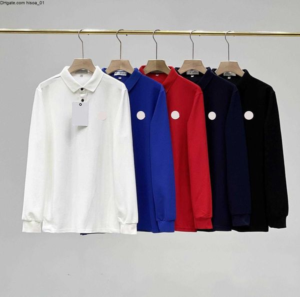 men's polos designer long sleeve t shirt pullover tees fashion casual polo shirt classic embroidery, White;black
men's polos designer long sleeve t shirt pullover tees fashion casual polo shirt classic embroidery, White;black