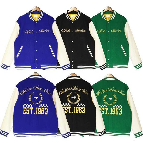 mens jacket rhude vintage woolen baseball jersey embroidered letter jacket pilot coat, Black;brown
mens jacket rhude vintage woolen baseball jersey embroidered letter jacket pilot coat, Black;brown