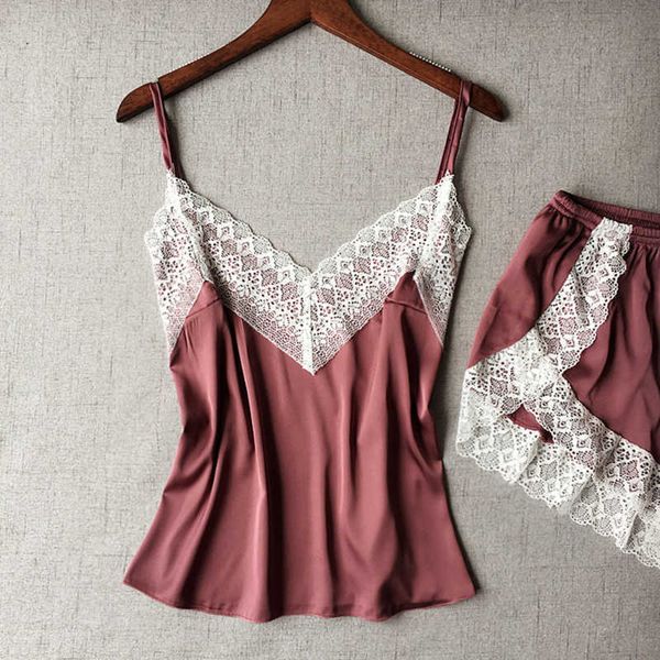 women's sleep lounge women's sleepwear satin pajama set white lace v-neck pyjamas sleeveless cute cami and shorts female sleeping
women's sleep lounge women's sleepwear satin pajama set white lace v-neck pyjamas sleeveless cute cami and shorts female sleeping