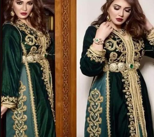 elegant arabic kaftan moroccan dark green evening dresses long sleeve embroidery appliques beads floor length caftan dress muslim 1833971, Black;red 
elegant arabic kaftan moroccan dark green evening dresses long sleeve embroidery appliques beads floor length caftan dress muslim 1833971, Black;red
