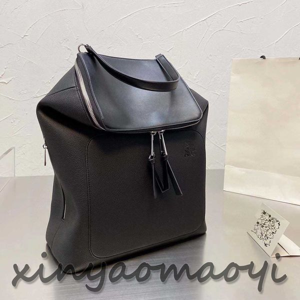 backpack men's stylish backpack, calfskin textile lining, two-way zipper, adjustable shoulder strap black backpack
backpack men's stylish backpack, calfskin textile lining, two-way zipper, adjustable shoulder strap black backpack