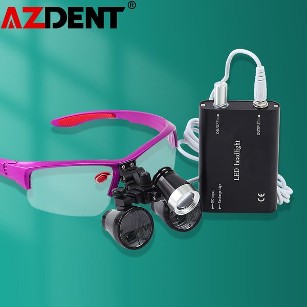 magnifying glasses azdent 3 5x magnification binocular dental loupe magnifier with headlight led light lamp 230704
magnifying glasses azdent 3 5x magnification binocular dental loupe magnifier with headlight led light lamp 230704