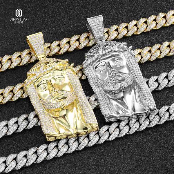custom pendants necklace hip hop jewelry pajesus iced out diamond jesus pendant, Silver
custom pendants necklace hip hop jewelry pajesus iced out diamond jesus pendant, Silver