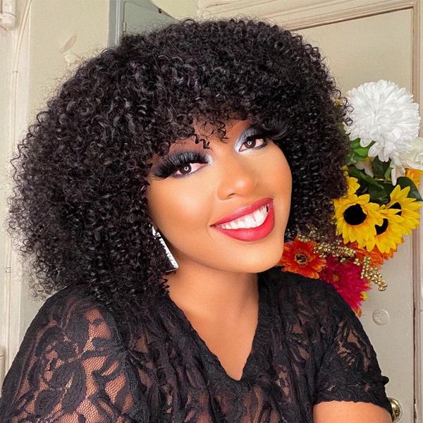 afro kinky curly wigs full machine wig diva1 glueless human hair wigs for balck women remy brazilian short 4c human wig 130%density, Black;brown
afro kinky curly wigs full machine wig diva1 glueless human hair wigs for balck women remy brazilian short 4c human wig 130%density, Black;brown