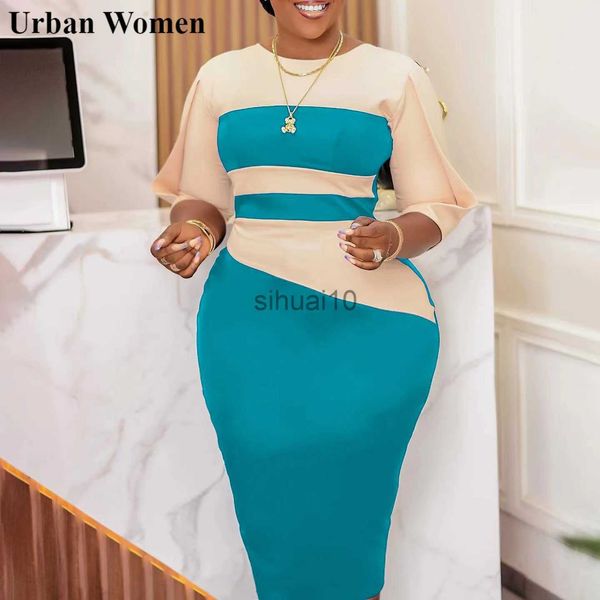 casual dresses summer fashion colorblock printed dress african women ol casual round neck short sleeve pencil midi dress women j230705, Black;gray
casual dresses summer fashion colorblock printed dress african women ol casual round neck short sleeve pencil midi dress women j230705, Black;gray