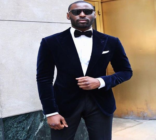 casual style 2018 custom made classic navy blue velvet blazer groom tuxedos men suits with pants slim fit peaked lapel groom weddi1647159, Black;gray
casual style 2018 custom made classic navy blue velvet blazer groom tuxedos men suits with pants slim fit peaked lapel groom weddi1647159, Black;gray