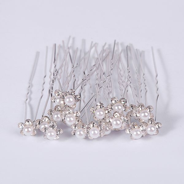 bride's hair fork pin u-clip diamond pearl flower hairpin headdress rhinestone ornament boxes, Silver
bride's hair fork pin u-clip diamond pearl flower hairpin headdress rhinestone ornament boxes, Silver