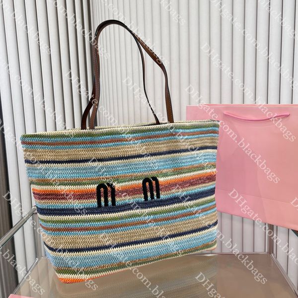 designer beach bag women tote bags letter printed stripe straw woven bag outdoor travel vacation handbag fashion versatile
designer beach bag women tote bags letter printed stripe straw woven bag outdoor travel vacation handbag fashion versatile