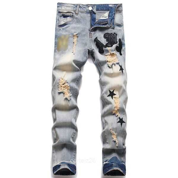 designer stack stacked jeans european purple for mens quilting ripped trend brand vintage pant fold slim skinny masculina toursers sstraight, Blue
designer stack stacked jeans european purple for mens quilting ripped trend brand vintage pant fold slim skinny masculina toursers sstraight, Blue