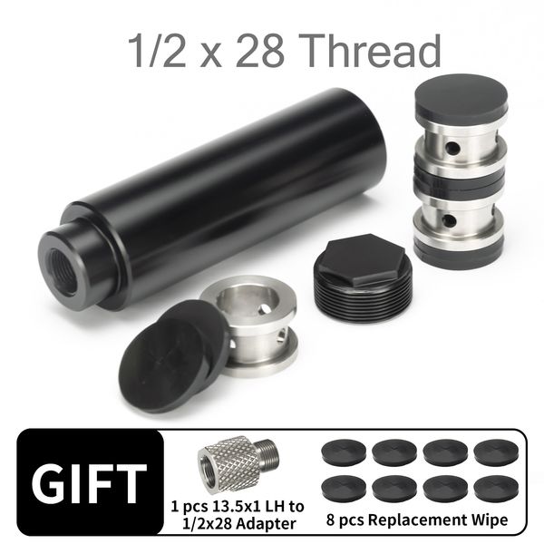 tactical super mini 1.2"od 4''l aluminum 7075 solvent trap fuel filter 8x neoprene wipes 1/2x28 thread no booster needed auro
tactical super mini 1.2"od 4''l aluminum 7075 solvent trap fuel filter 8x neoprene wipes 1/2x28 thread no booster needed auro