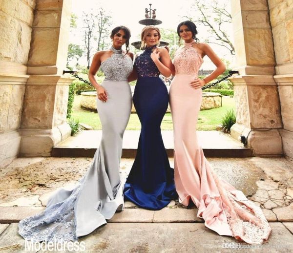 2019 new design silver blush lace bridesmaid dresses halter backless mermaid long navy blue formal wedding guest dress party gowns3942431, White;pink
2019 new design silver blush lace bridesmaid dresses halter backless mermaid long navy blue formal wedding guest dress party gowns3942431, White;pink