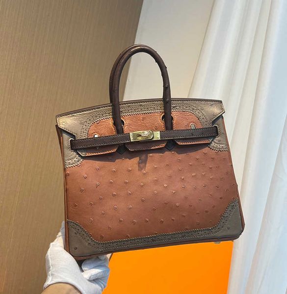 genuine ostrich leather h ermess birkins bags three color ostrich skin women's women's brownbk 25/30 qqqllp
genuine ostrich leather h ermess birkins bags three color ostrich skin women's women's brownbk 25/30 qqqllp