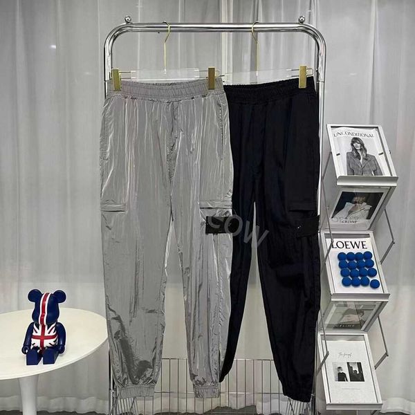 stone men's pants island metal nylon pants for men reflective waterproof light and thin slim high street strap sports pants for casual, Black
stone men's pants island metal nylon pants for men reflective waterproof light and thin slim high street strap sports pants for casual, Black