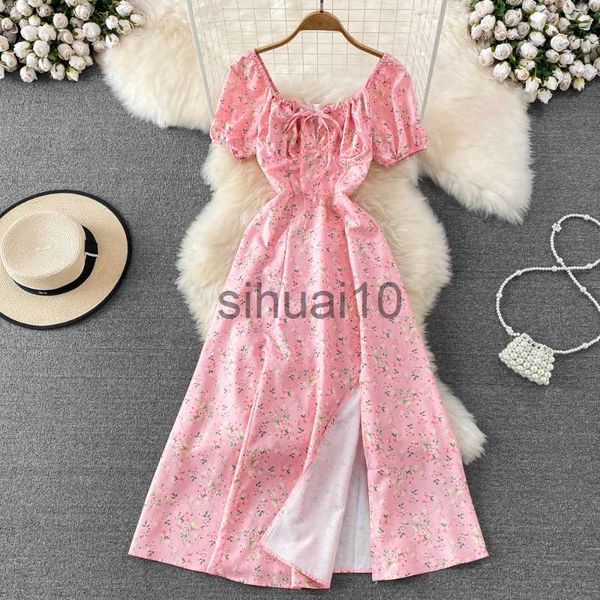 casual dresses summer vintage dress blue floral summer bubble sleeve tie up dresses women a-line print split long dress elegant vestidos j23, Black;gray
casual dresses summer vintage dress blue floral summer bubble sleeve tie up dresses women a-line print split long dress elegant vestidos j23, Black;gray
