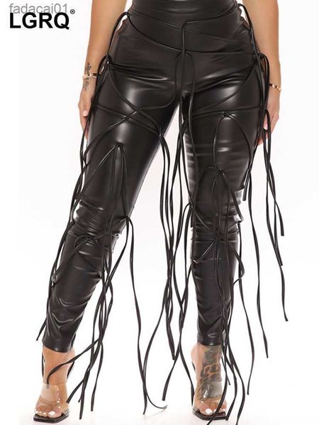 lgrq fashion women's pants new solid color high waist patchwork pu leather drawstring orange trousers female autumn 2023 19j767 l230621, Black;white
lgrq fashion women's pants new solid color high waist patchwork pu leather drawstring orange trousers female autumn 2023 19j767 l230621, Black;white