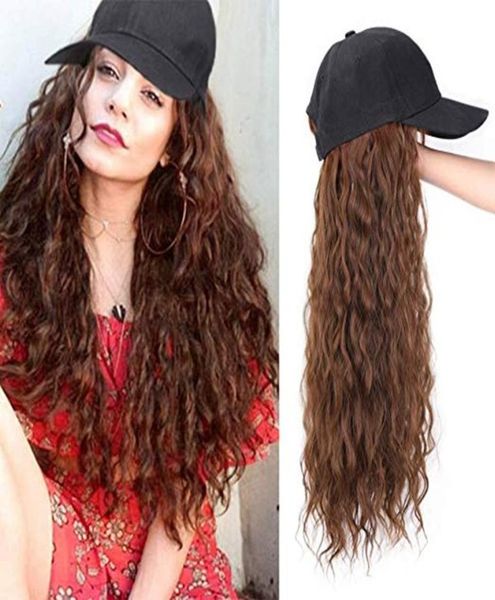 new long wavy hat synthetic hair wig with baseball cap yaki natural wave women girl039s wigs hairpieces8368198, Black
new long wavy hat synthetic hair wig with baseball cap yaki natural wave women girl039s wigs hairpieces8368198, Black