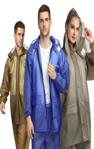thickening riding raincoat pvc split raincoat suit outdoor camping waterproof raincoat fashion rain wear5445300
thickening riding raincoat pvc split raincoat suit outdoor camping waterproof raincoat fashion rain wear5445300
