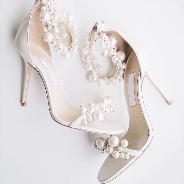 bridal wedding maisel white pearl embellished sandals shoes women ankle strap high heels lady gladiator sandalias eu35-43,with box, Black
bridal wedding maisel white pearl embellished sandals shoes women ankle strap high heels lady gladiator sandalias eu35-43,with box, Black