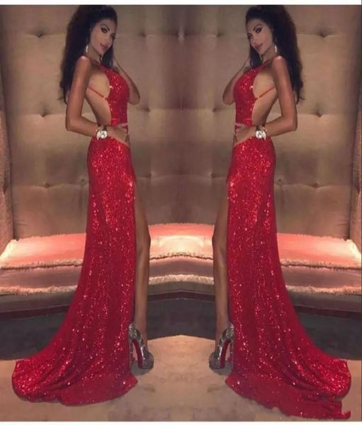 red sequined sparkly prom dresses low back front high slit long mermaid 2020 party gown evening dress customize plus size5670716, Black
red sequined sparkly prom dresses low back front high slit long mermaid 2020 party gown evening dress customize plus size5670716, Black