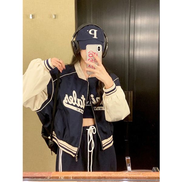womens jackets intage outerwear long sleeve jackets letter y2k oversized womens clothing baseball uniform kawaii clothes color contrast 2307, Black;brown
womens jackets intage outerwear long sleeve jackets letter y2k oversized womens clothing baseball uniform kawaii clothes color contrast 2307, Black;brown