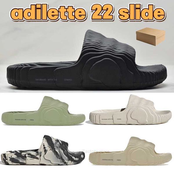 2022 luxury slippers adilette 22 slide beach designer sandals platform men women shoes with box black bone white magic lime st desert sand f
2022 luxury slippers adilette 22 slide beach designer sandals platform men women shoes with box black bone white magic lime st desert sand f