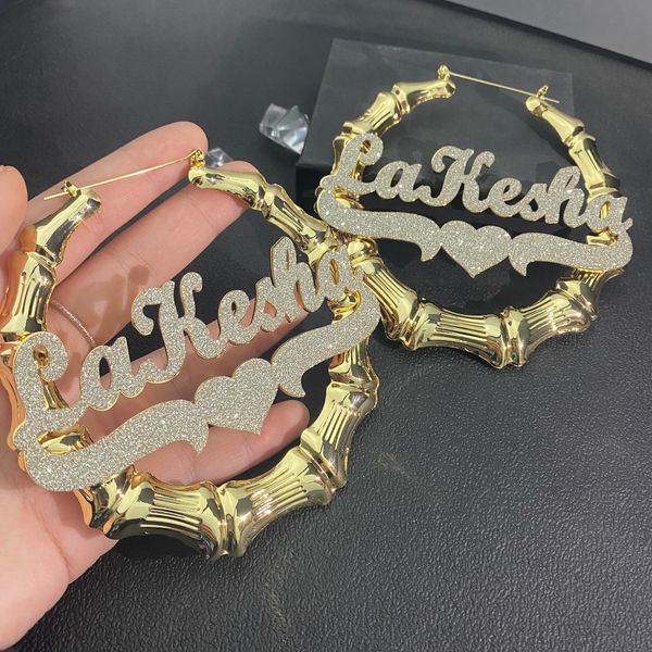 dangle chandelier noelia custom name frosted earring personalized bamboo gold plated hoops for girl jewelry gift 230704, Silver
dangle chandelier noelia custom name frosted earring personalized bamboo gold plated hoops for girl jewelry gift 230704, Silver