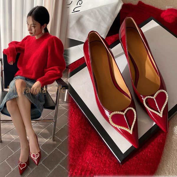 dress shoes pointed toe shallow women pumps pearl decorative peach heart temperament party wedding bride ladies spring autumn, Black
dress shoes pointed toe shallow women pumps pearl decorative peach heart temperament party wedding bride ladies spring autumn, Black