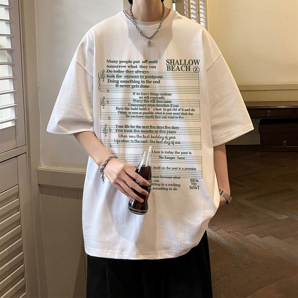 mens tshirts retro mens tshirts fashion y2k sheet music print short sleeve oversize 5xl tshirt summer hip hop male 230705, White;black
mens tshirts retro mens tshirts fashion y2k sheet music print short sleeve oversize 5xl tshirt summer hip hop male 230705, White;black